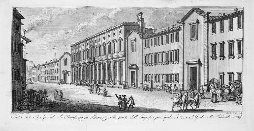 Detail of Illustration from Regulations for the Hospitals of Santa Maria Nuova and San Bonifazio in Florence by Anonymous