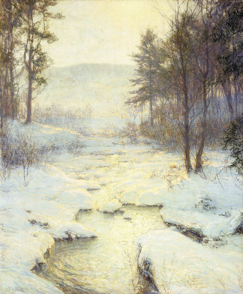 Detail of Winter Sunlight by Walter Launt Palmer