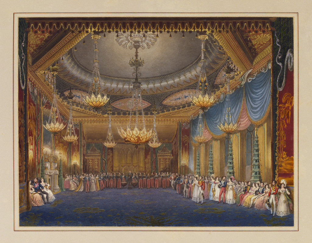 Detail of The Music Room by John Nash