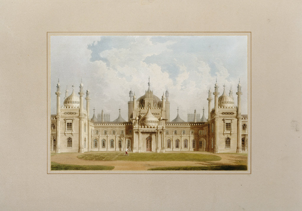 Detail of The West Front by John Nash