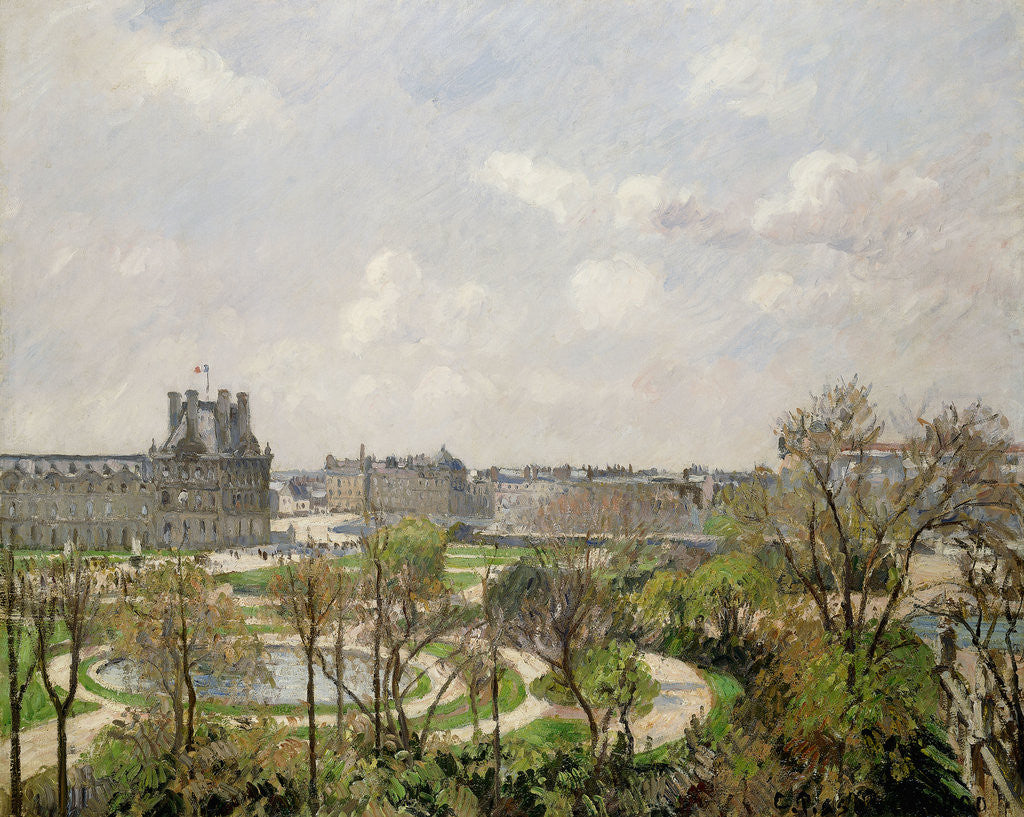 Jardin des Tuileries, Spring Morning by Camille Pissarro