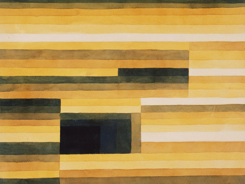 Detail of Felsenkamer by Paul Klee