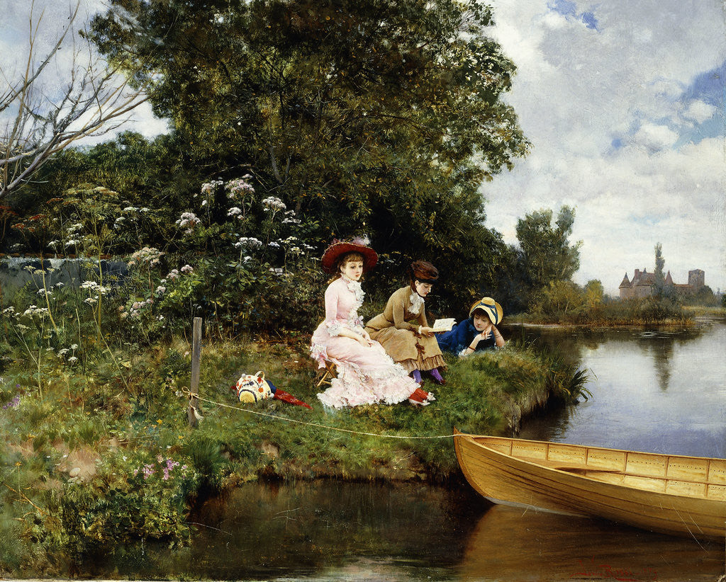 Detail of Summer Reverie by Lucius Rossi