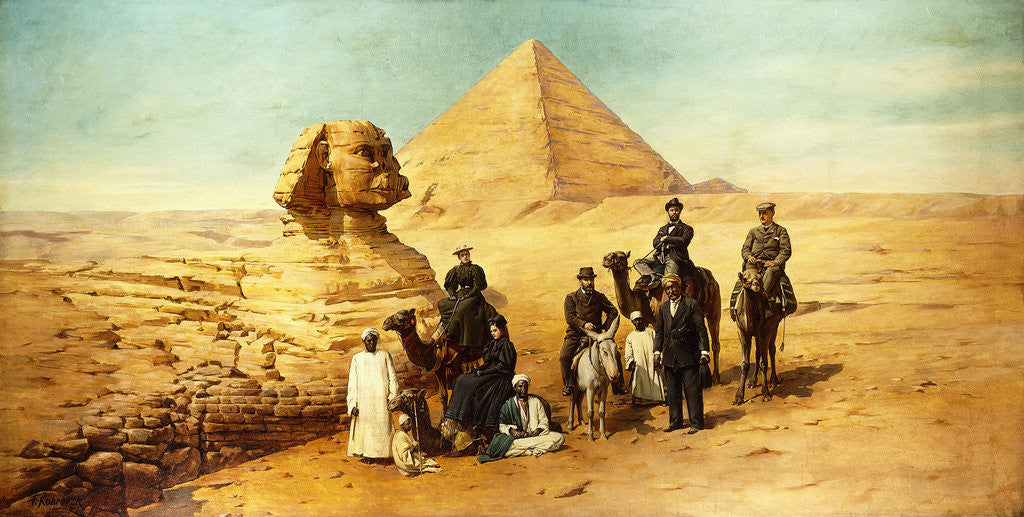 Detail of The Grand Tour by Franz Rohrbeck