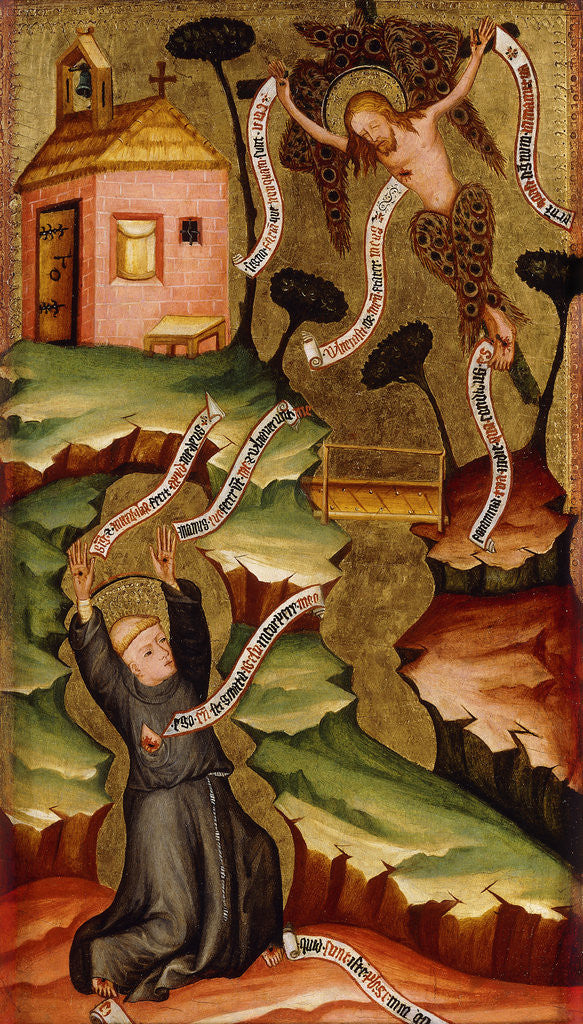 Detail of Saint Francis Receiving the Stigmata by Anonymous