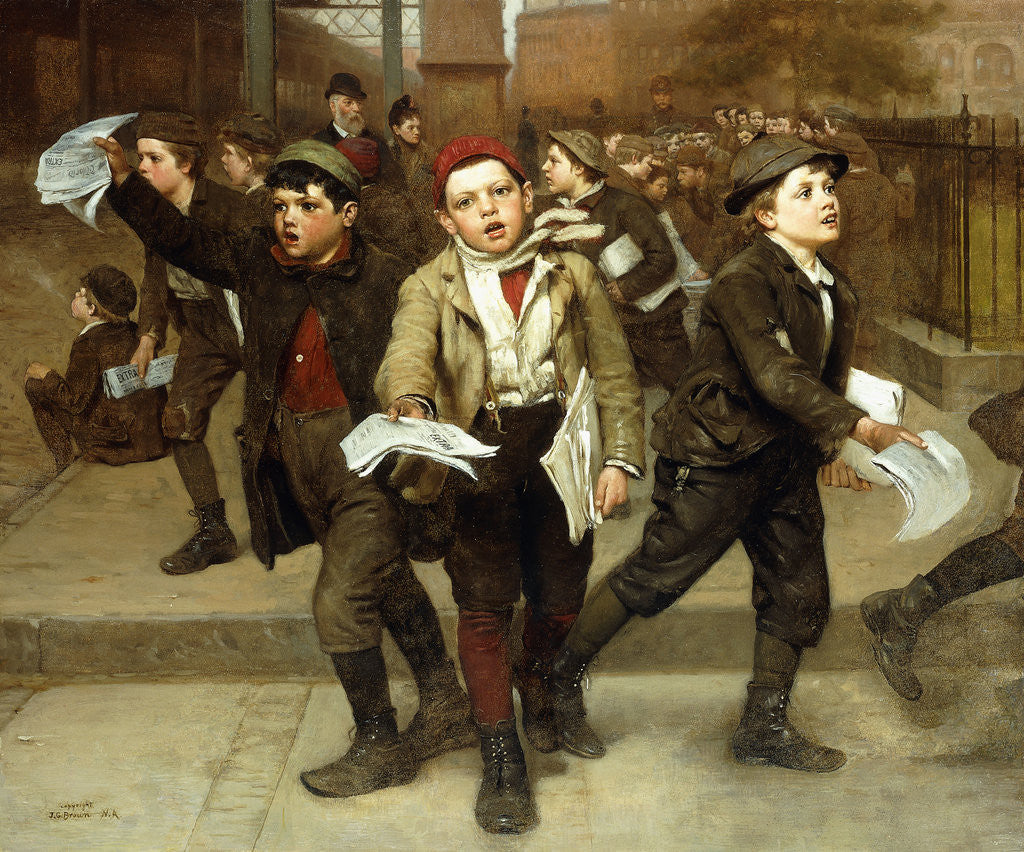 Detail of Extra by John George Brown