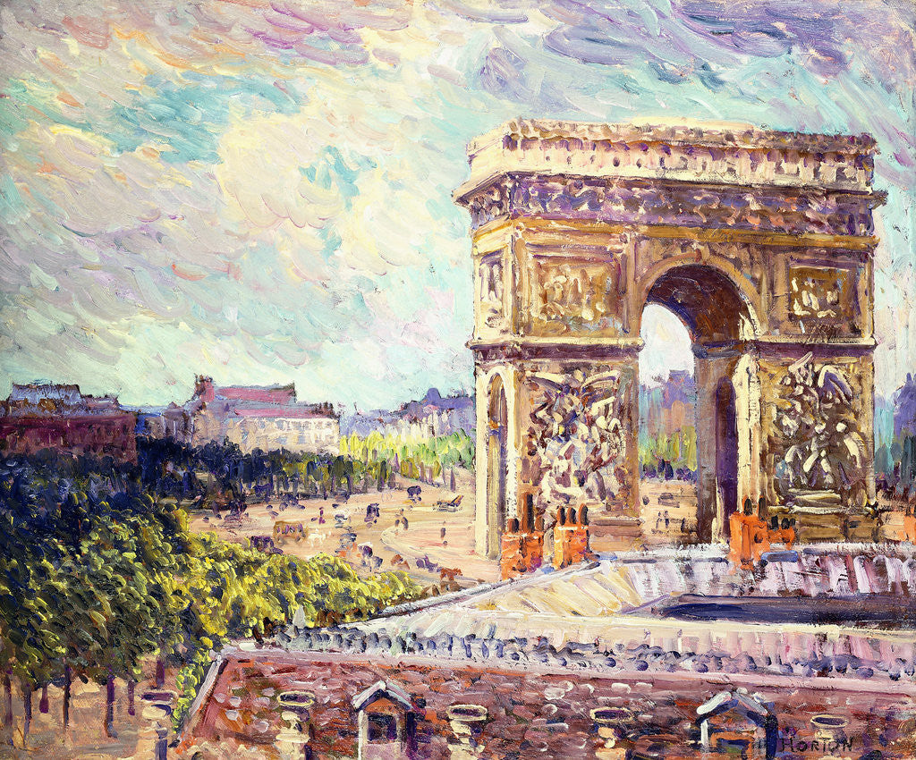 Detail of Arc de Triomphe by William Samuel Horton