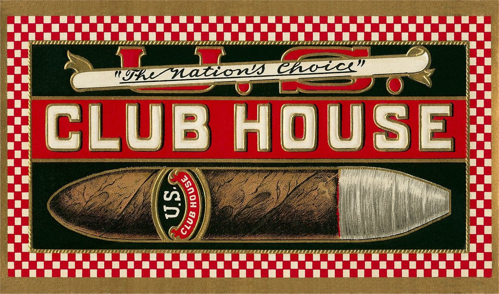 Detail of Ad for Club House Cigar by Anonymous
