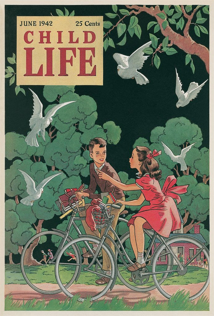 Detail of Magazine Cover, Child Life by Anonymous