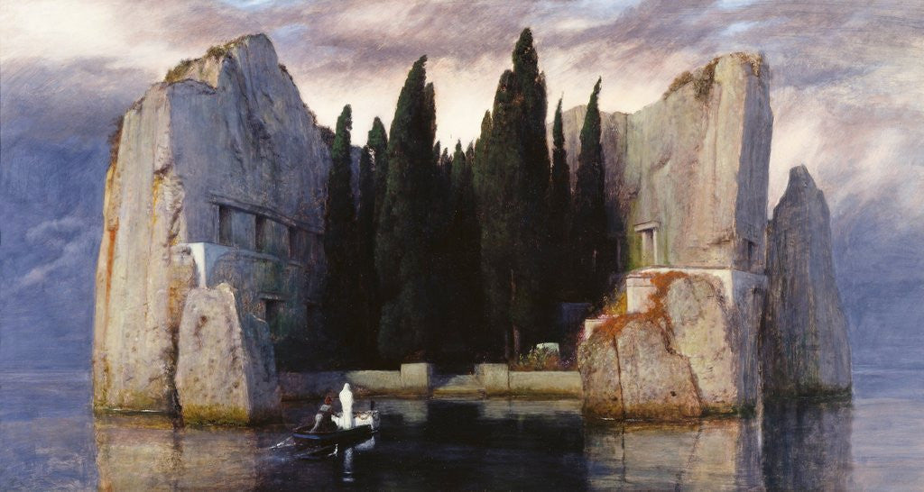 Detail of The Isle of the Dead by Arnold Böcklin