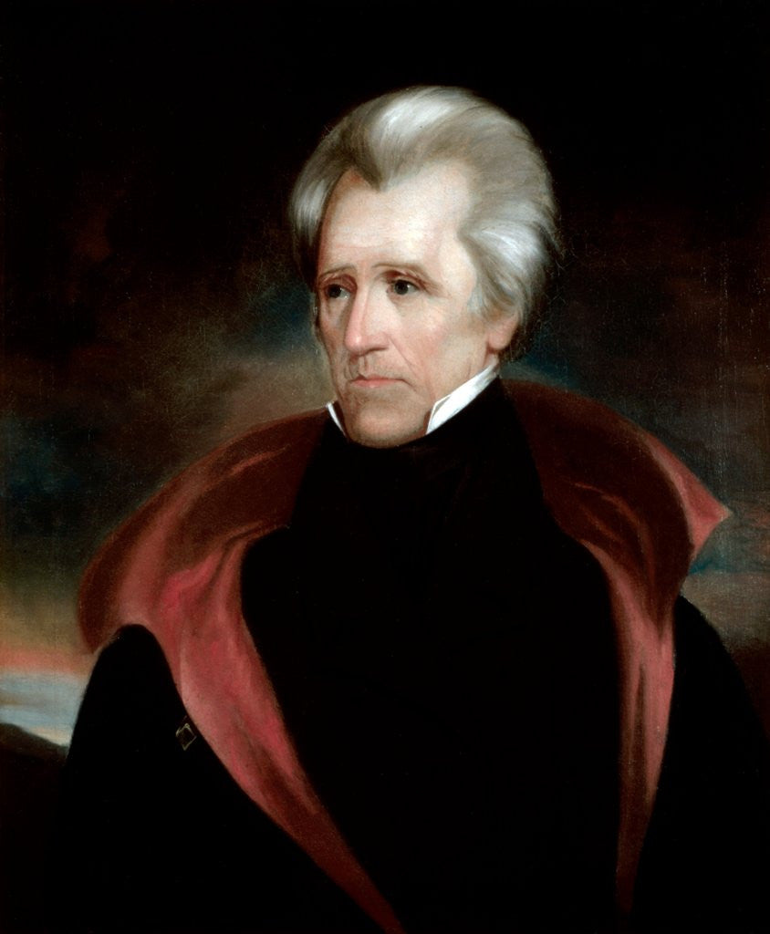 Detail of Andrew Jackson by Ralph Eleaser Whiteside Earl