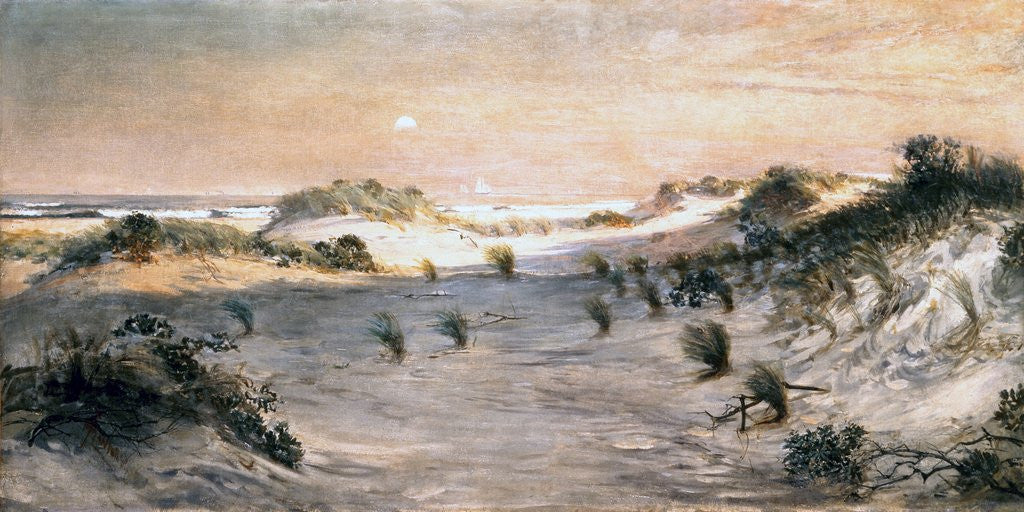 Detail of Sand Dunes at Sunset, Atlantic City by Henry Ossawa Tanner