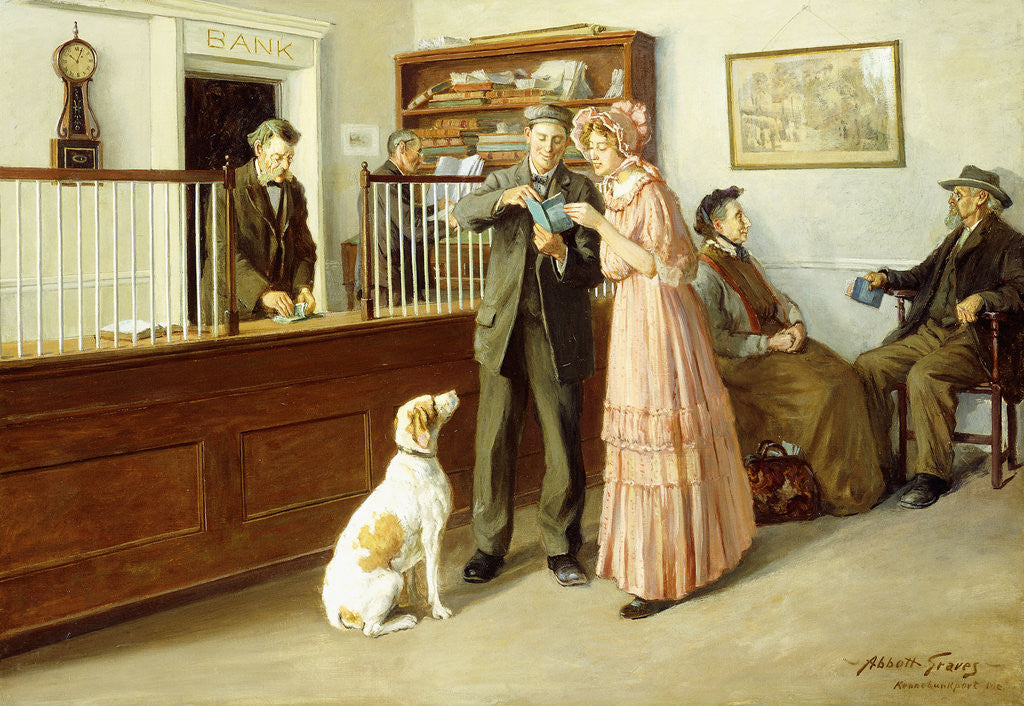 Detail of The Nest Egg by Abbott Fuller Graves