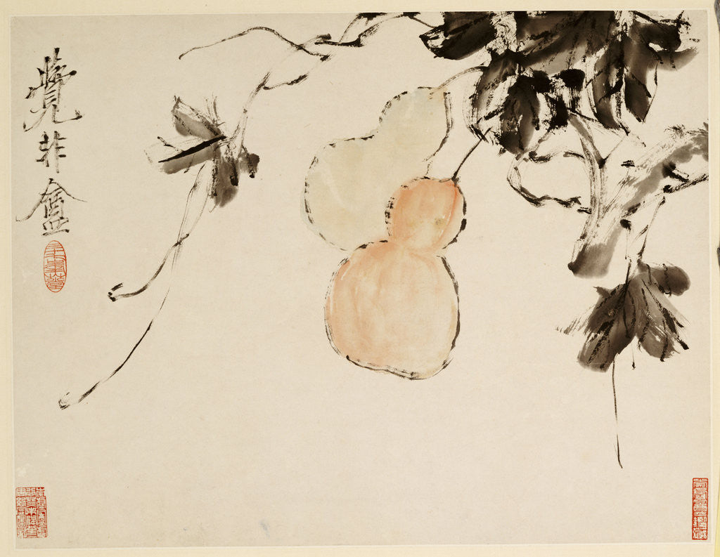 Detail of Gourds by Xu Gu