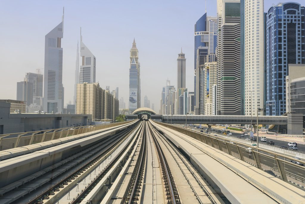 Detail of Metro, Dubai, United Arab Emirates by Anonymous