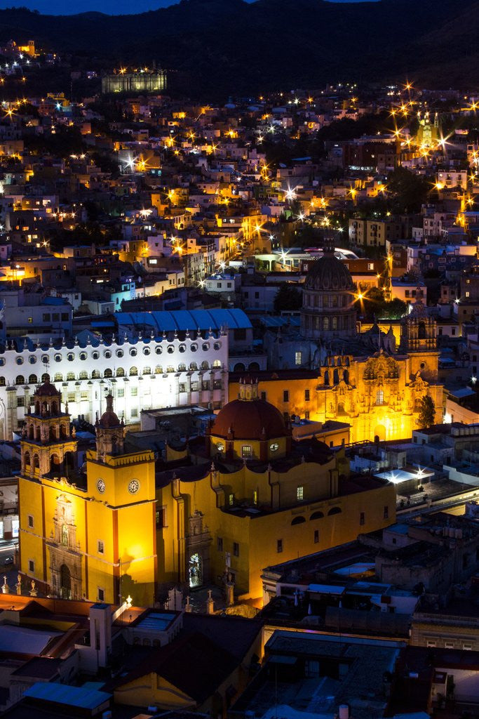Detail of Night Lighting of the city of Guanajuato by Anonymous