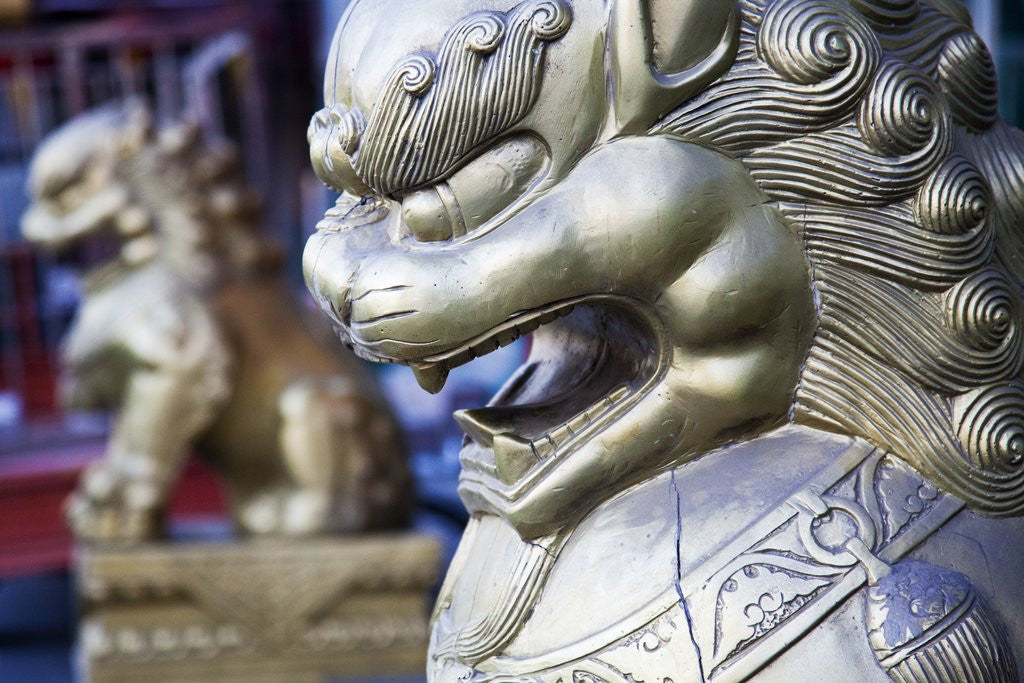 Detail of Statue Detail Summer Palace by Anonymous