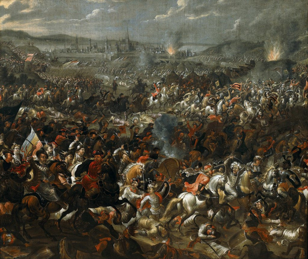 Detail of Battle of Vienna by Pauwel Casteels