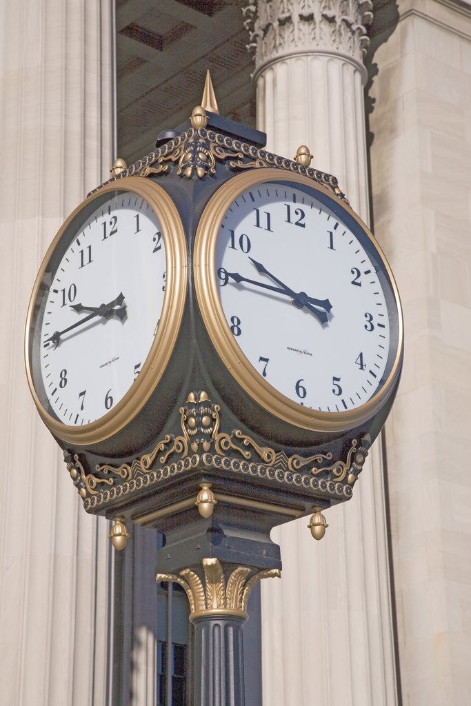 Detail of Antique Public Clock Philadelphia PA by Anonymous