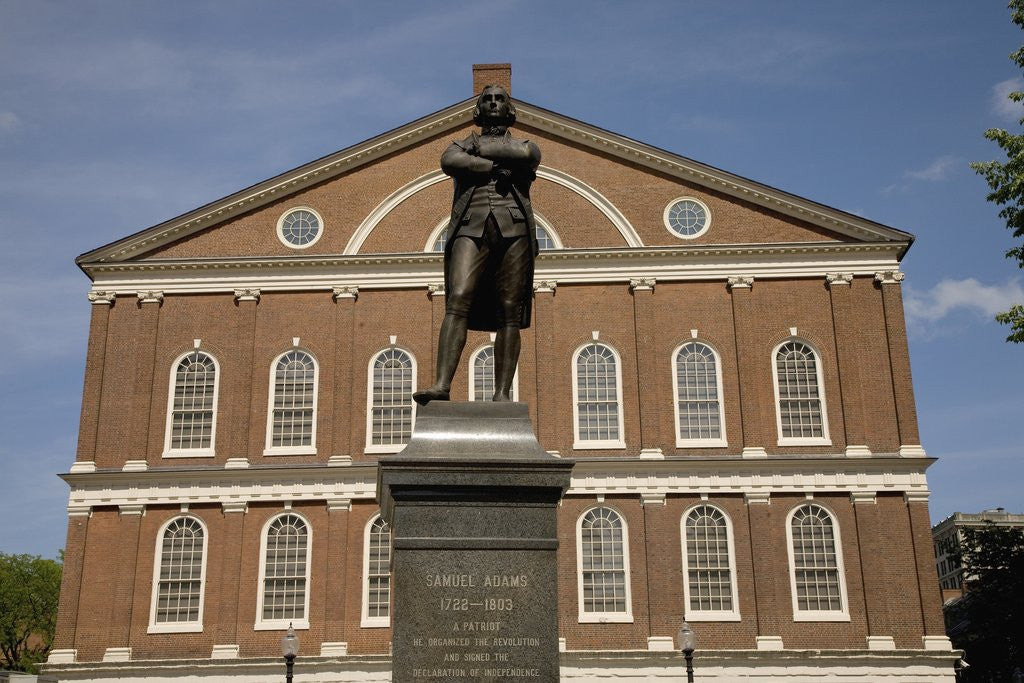 Detail of Statue of Revolutionary Patriot, Samuel Adams by Anonymous