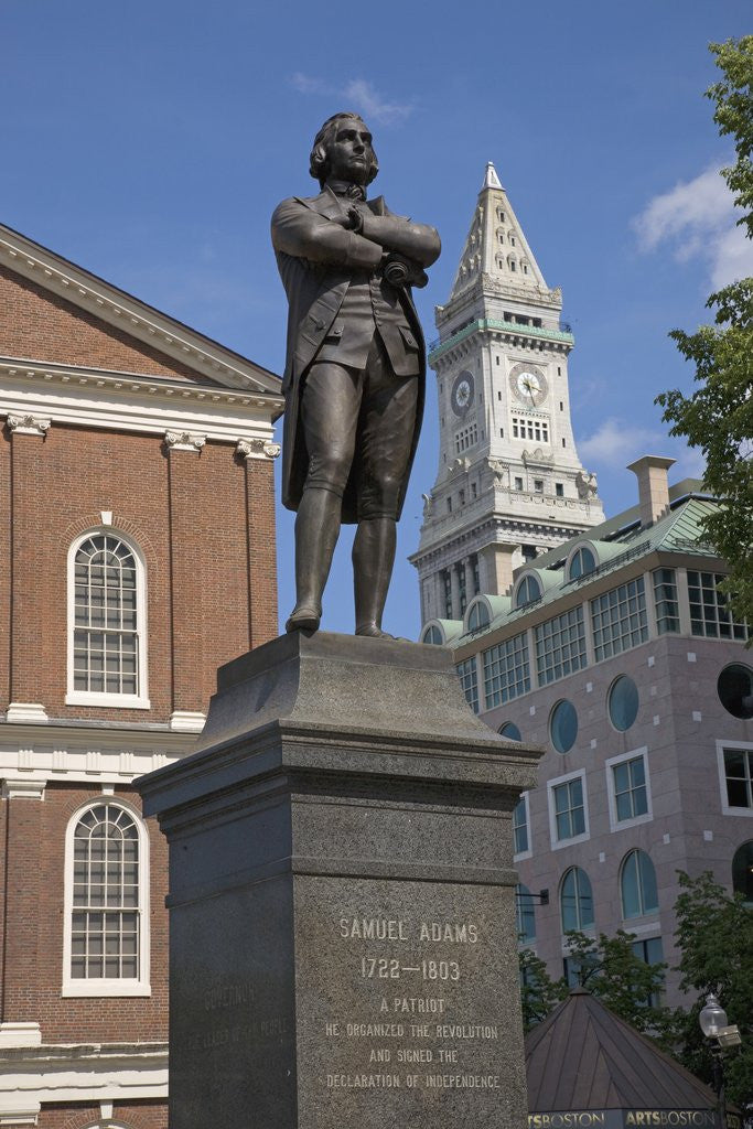 Detail of Statue of Revolutionary Patriot, Samuel Adams by Anonymous