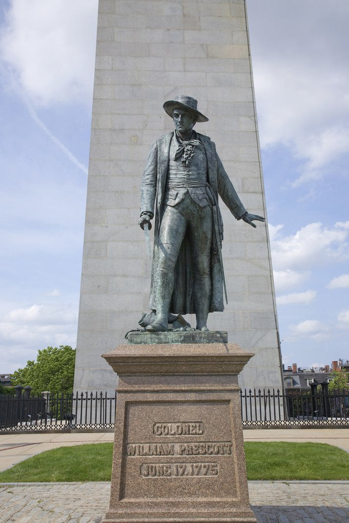 Detail of Bunker Hill, Revolutionary War Monument, Boston, MA by Anonymous