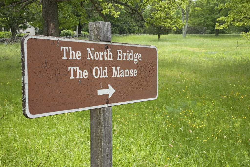 Sign to The North Bridge by Corbis