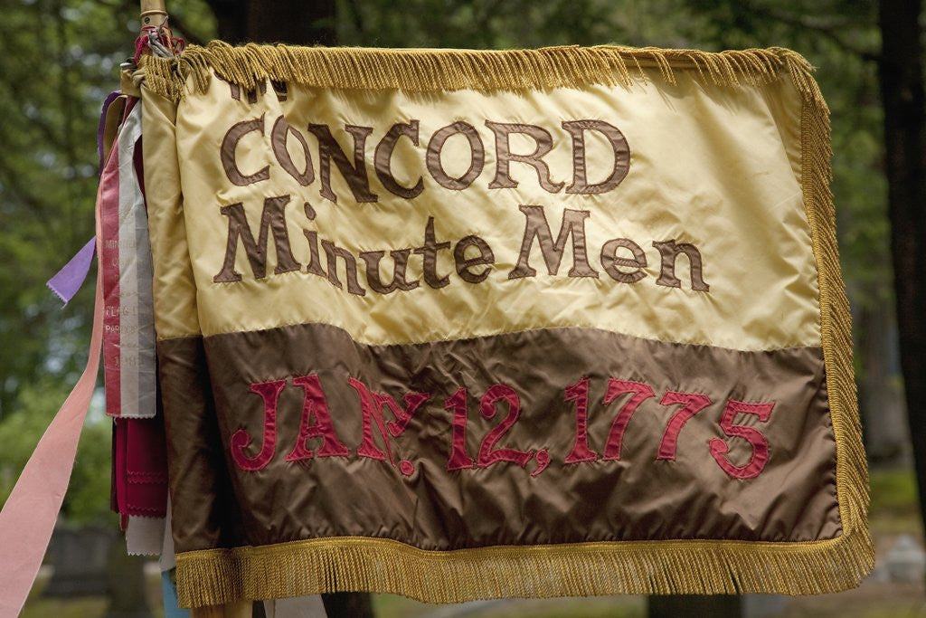 Detail of Memorial Day parade Concord, MA., New England by Anonymous