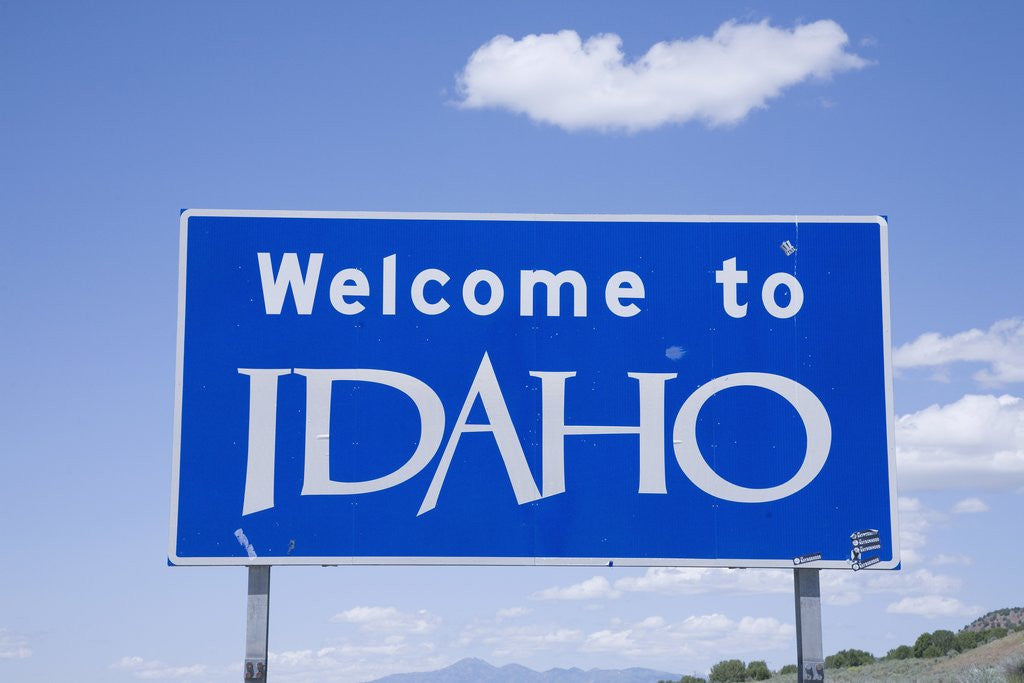 Detail of Welcome to Idaho by Anonymous