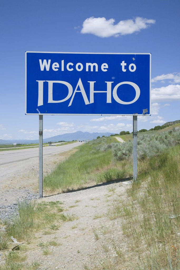 Detail of Welcome to Idaho by Anonymous