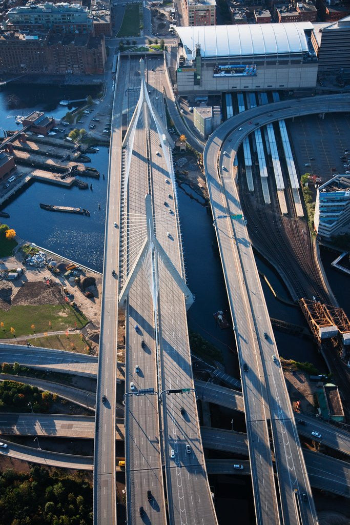 Detail of Sunrise Aerials of Boston and New England by Anonymous