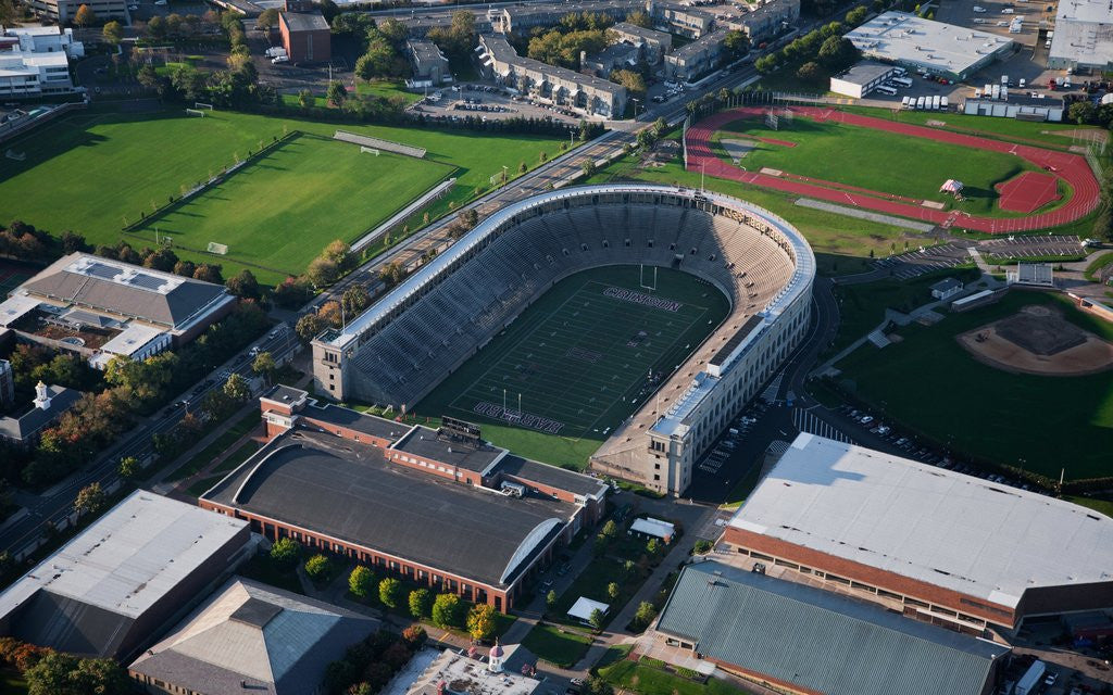 Detail of Sunrise Aerials of Soldiers Field, Harvard in Cambridge by Anonymous