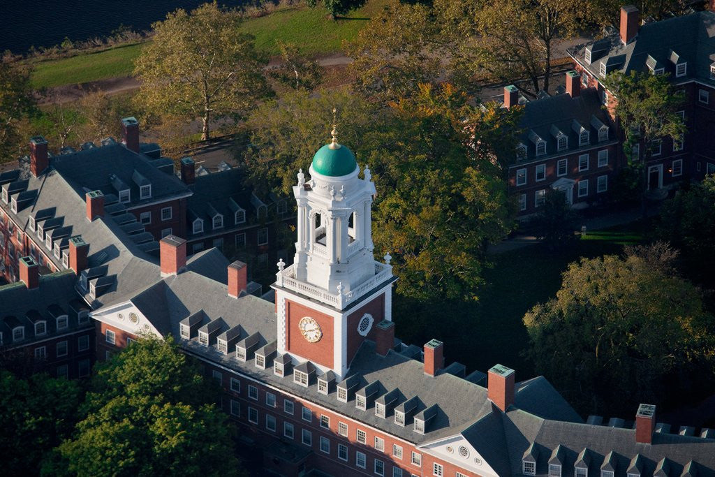 Detail of Sunrise Aerials of Eliot House Clock Tower, Harvard, New England by Anonymous