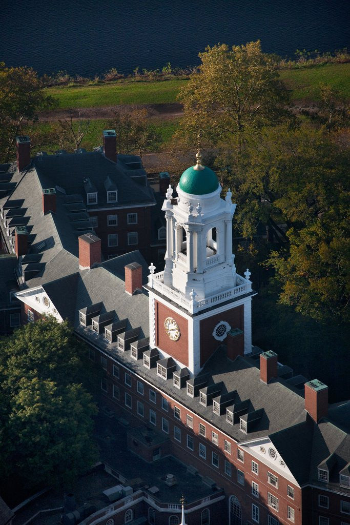 Detail of Sunrise Aerials of Eliot House Clock Tower, Harvard, New England by Anonymous