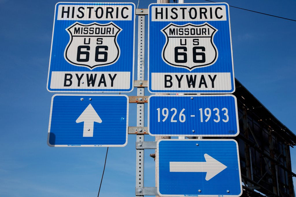 Detail of Historic Route 66 by Anonymous