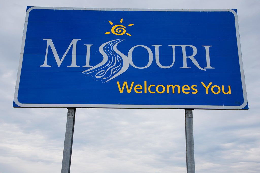 Detail of Welcome to Missouri by Anonymous
