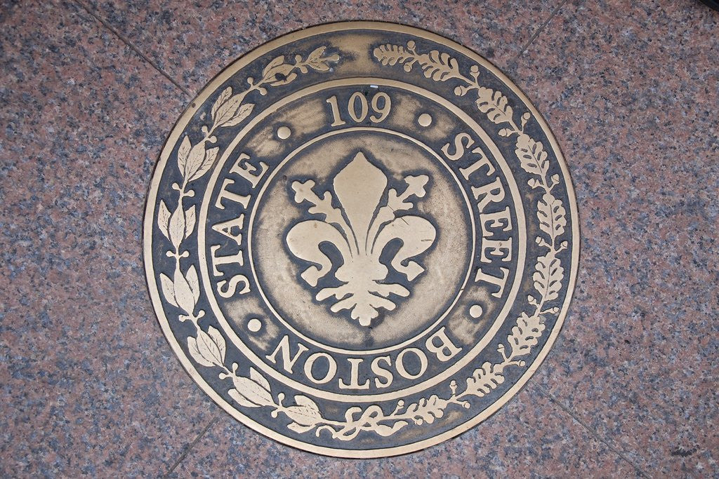 Detail of State Street 109 sewer lid, Freedom Trail, Boston, MA by Anonymous