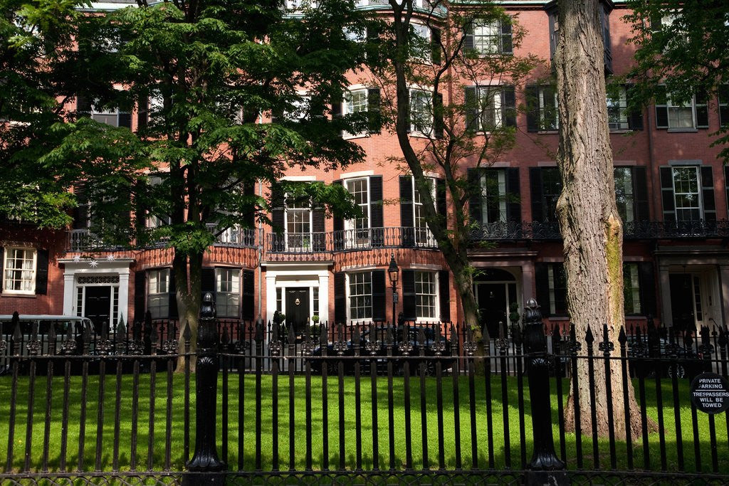 Detail of Historic homes of Beacon Hill, Boston, MA by Anonymous