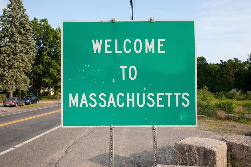Detail of Welcome to Massachusetts by Anonymous