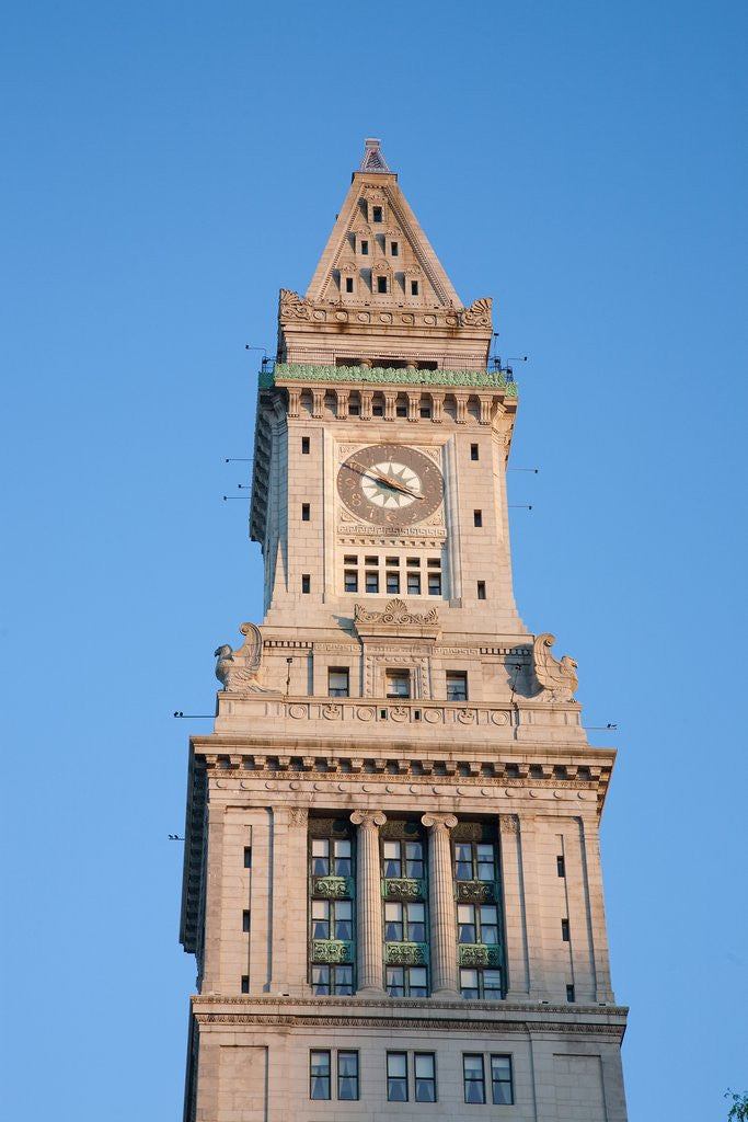 Detail of Commerce House Tower, Boston, MA. by Anonymous
