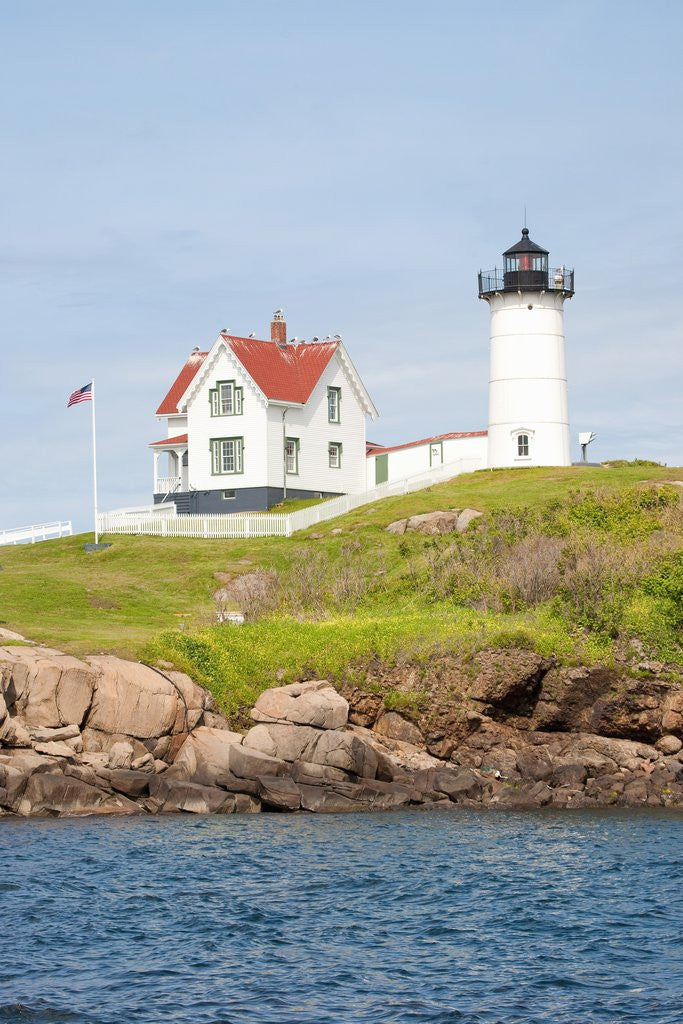 Detail of Nubble Lighthouse, Cape Neddick, York, Maine by Anonymous
