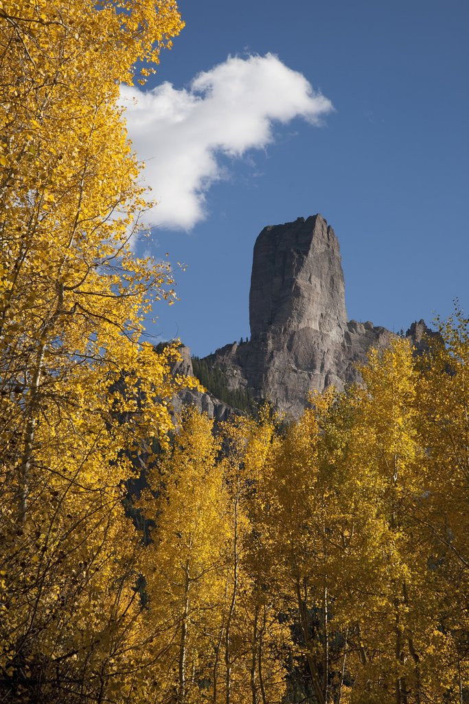 Detail of Chimney Peak and Courthouse Mountains in the Uncompahgre National Forest, Colorado by Anonymous
