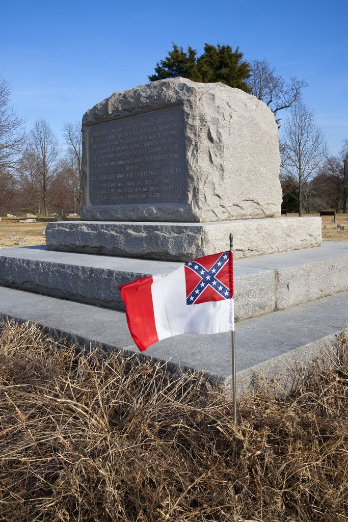 Detail of Confederate Flag at The Hermitage, President Andrew Jackson Mansion by Anonymous