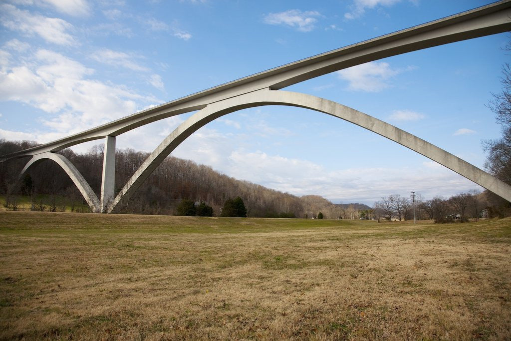 Detail of Natchez Trace Parkway arched bridge, Nashville, TN by Anonymous