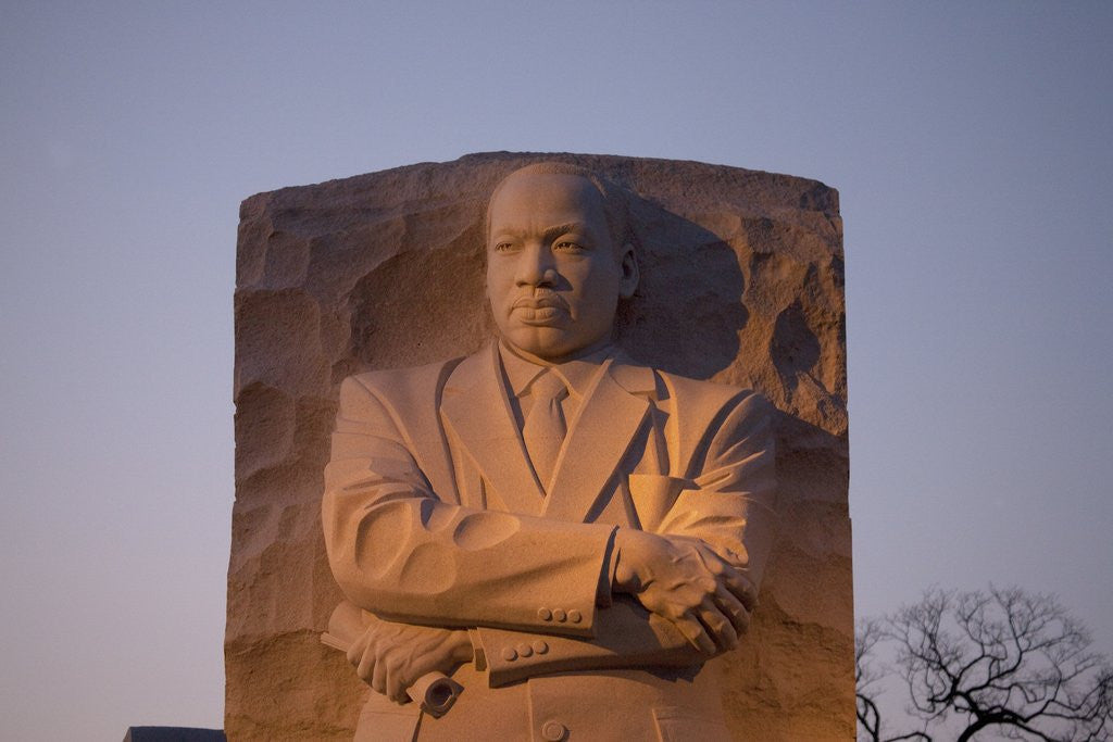 Detail of Martin Luther King Jr. National Memorial, a monument to civil rights leader, Washington, D.C. by Corbis