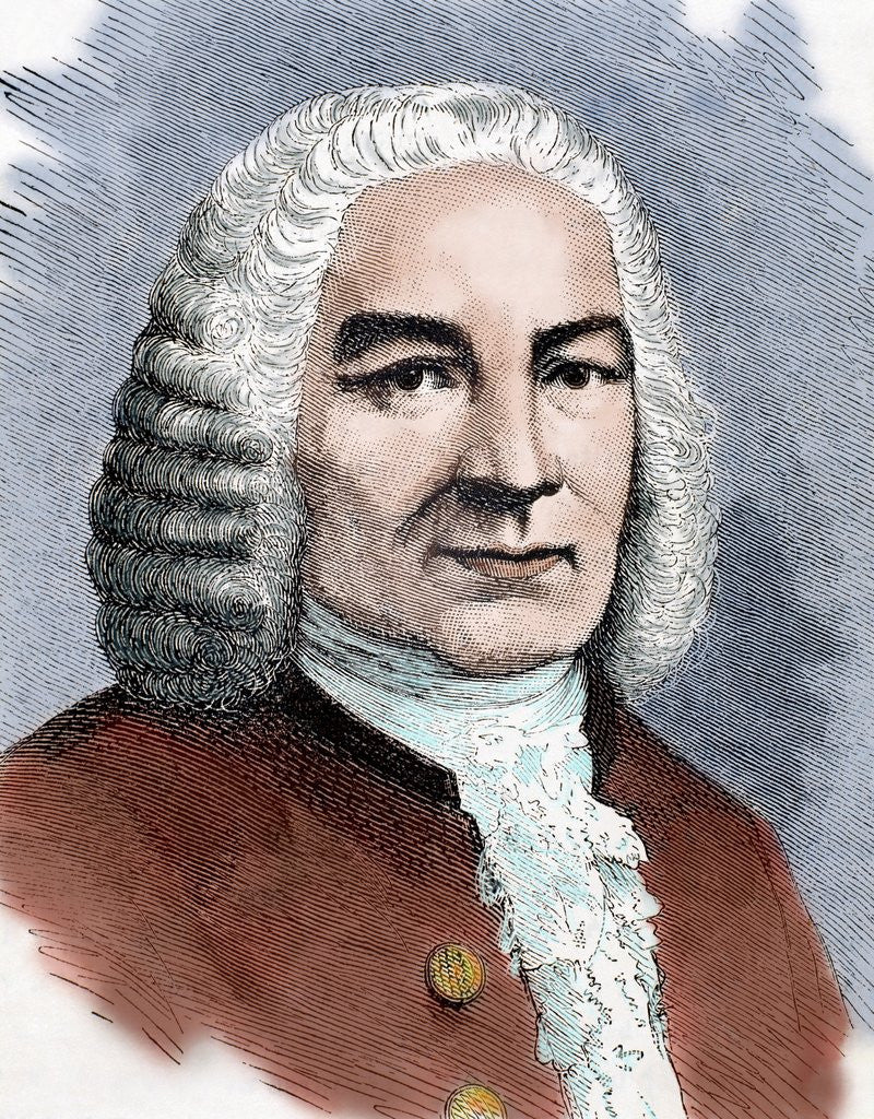 Detail of Bach, Johann Sebastian (1685-1750). German composer. by Anonymous