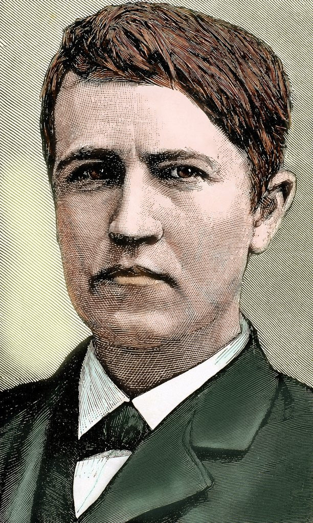 Edison, Thomas Alva (1847-1931). American Inventor. by Corbis