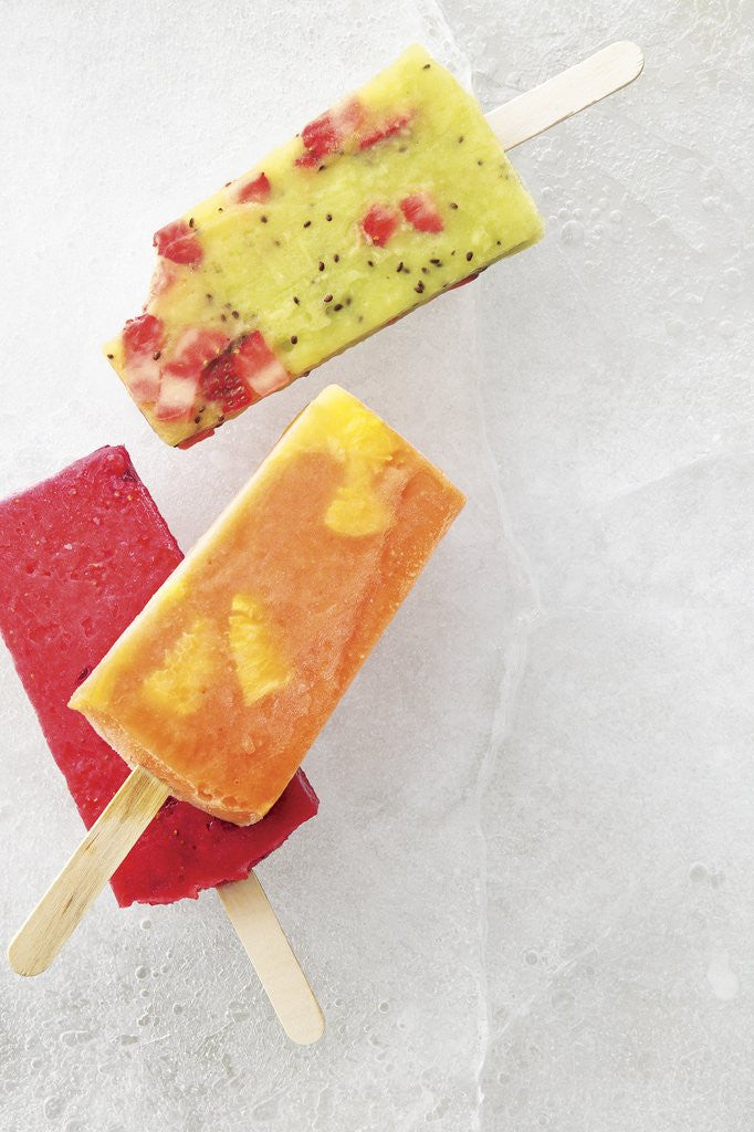 Detail of Homemade ice pops by Anonymous