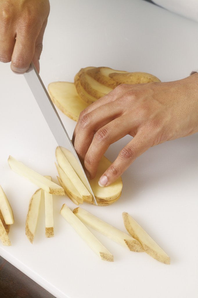 Detail of Sliced potato by Anonymous