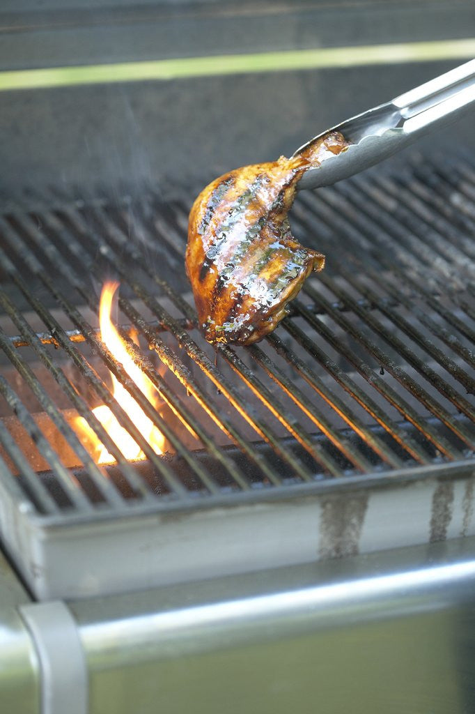 Detail of Grilled chicken by Anonymous